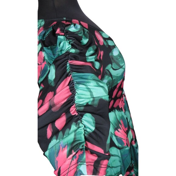 Torrid Studio Knit Cinch Front Butterfly Print Skater Dress -Pockets- Plus 2X - Picture 5 of 9